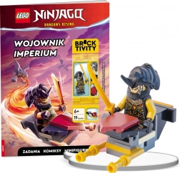 Lego NINJAGO: Războinicul Imperiului – carte interactivă cu minifigurină și planor