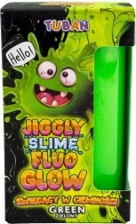 Tuban Jiggle Slime Fluo Glow verde strălucitor în întuneric 430 g