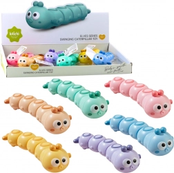 Omiduță care se deplasează cu mecanism de întoarcere – jucărie colorată pentru copii