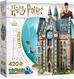 Wrebbit puzzle 3D Harry Potter Hogwarts – Turnul cu Ceas, 420 piese