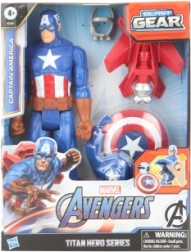 Figurină Captain America cu accesorii Power FX