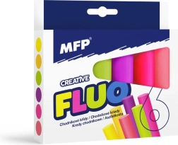 Crete neon pentru trotuar, rotunde, 6 bucăți, mix de culori