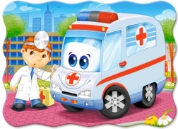 Puzzle Ambulanță Doctor 30 piese