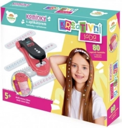 Pietricele strălucitoare cu aplicator pentru păr și decorațiuni