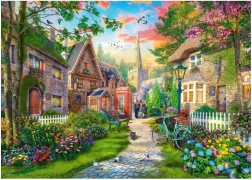 Puzzle Ravensburger Plimbare pe ulița rurală 1000 piese