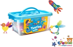 Set creativ într-o cutie din plastic 26 × 12 cm