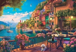 Puzzle Lacul Como 1000 piese BLUEBIRD