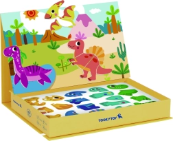Puzzle magnetic cu dinozauri de la Tooky Toy