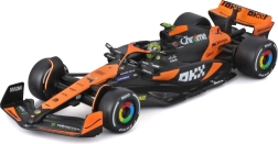 Model metalic bburago 1:43 mclaren mcl38 2024 #4 lando norris cu pilot în cutie de prezentare