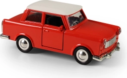 Model retro auto Trabant din metal 1:32 cu mecanism de întoarcere