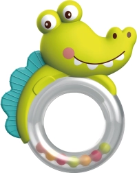 Zornăitoare și jucărie de dentiție crocodil