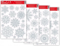 Folie de fereastră de Crăciun cu sclipici 20x30cm