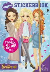 Carte cu autocolante – îmbracă-ți păpușa A4