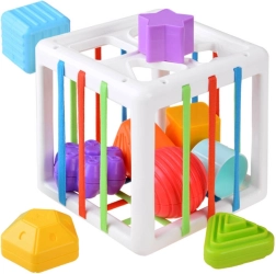 Cub de sortare pentru cei mici cu benzi elastice