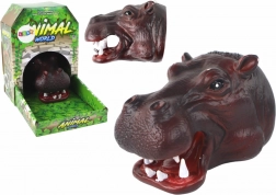 Păpușă de mână din pluș – hipopotam