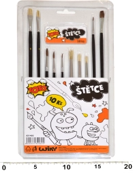 Set de pensule pentru pictură - 10 buc