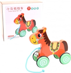 Căluț de lemn tras 16 cm