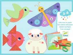 Set de tăiere creativ Djeco Animale