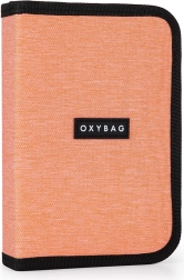 Penar școlar UNICOLOR cu un singur compartiment, cu 2 clapete, neechipat, caisiu