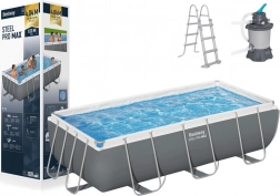 Piscină cu suport 404 x 201 x 100 cm Bestway
