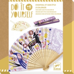 Evantai de colorat Djeco