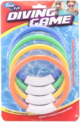 Set de cercuri de scufundare pentru apă (4 buc)