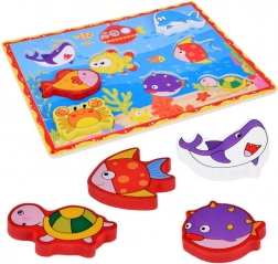 Puzzle din lemn cu forme - Marea JOKOMISIADA