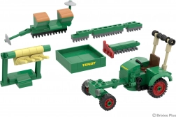 Brixies Plus - Tractor istoric Fendt GT cu accesorii 1:32