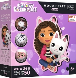Puzzle din lemn junior Gabby 50 piese
