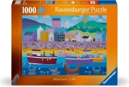Puzzle Ravensburger „Viața în port” 1000 de piese