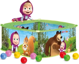 Bino Piscină cu bile Mașa și Ursul