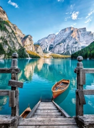 Puzzle Lacul Braies 500 piese