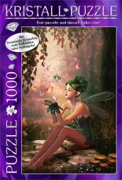 Puzzle cu cristale Swarovski Pădurea zânelor, 1000 de piese – M.I.C.