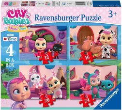 Puzzle 4 în 1 CRY BABIES de la Ravensburger