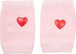 Genunchiere pentru copii cu ABS I love mum & dad – roz