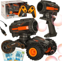 Mașină RC cascador cu generator de bule, cu telecomandă