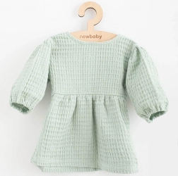 rochie muselină pentru copii salvie New Baby Comfort