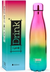 Sticlă termică efect metalic curcubeu 500 ml