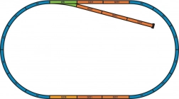 Piko Suport pentru seturile de șine A+B