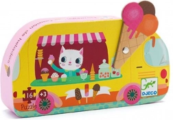 Puzzle Înghețată în Mișcare - DJECO - 16 piese