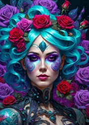 Puzzle Flori gotice 1000 piese