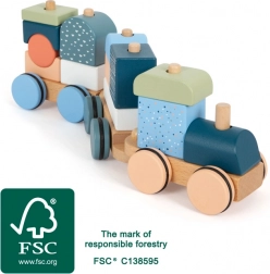 Tren de lemn stivuibil Arctic small foot