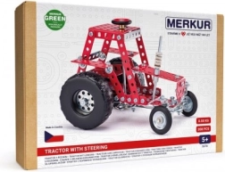 Merkur set de construcție tractor cu direcție, 208 piese