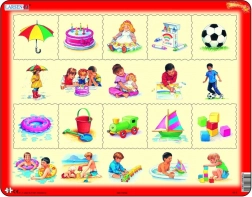 Puzzle LARSEN: Ce se potrivește cu ce? 10 piese