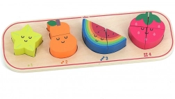 Puzzle De Inserare Învăț să Număr Fructele Sarah Betz