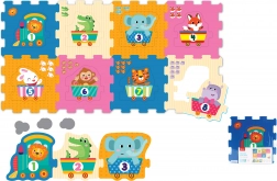 Blocuri de construcție moi cu animăluțe și cifre