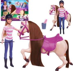 Set Woopie Royal păpușă adorabilă cu căluț și accesorii