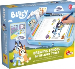 BLUEY masă de desen iluminată A4 cu șabloane