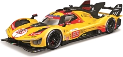 bburago 1:18 ferrari 499p lmh nr. 83 24h le mans 2024 în hard case de protecție