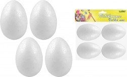Ouă decorative din polistiren 8 cm, 4 buc.